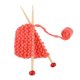 thumbnail image 1 of Suéter de punto para casa de muñecas a escala 1:12, modelo en miniatura, accesorio para casa de muñecas, juguete Life Rojo, 1 of 9
