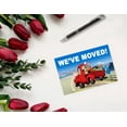 thumbnail image 2 of We've Moved Postcards - Set of 40 Moving Announcement Postcards - 4 x 6 Postcard, 2 of 4