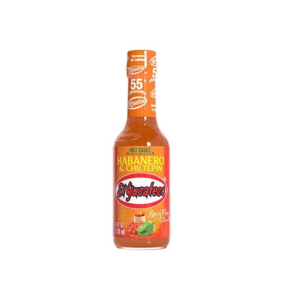 El Yucateco Habanero Chiltepin Sauce, 4 Fluid oz