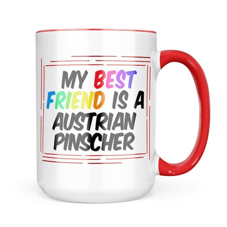 

Neonblond My best Friend a Austrian Pinscher Dog from Austria Mug gift for Coffee Tea lovers