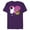 Purple, variant on Disney Pixar Wall-E and Eve Geometric Heart T-Shirt- Short Sleeve Blended T-Shirt for Adults - Customized-Yellow