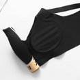 thumbnail image 6 of Women's Seamless Wireless Push Up Bra Black Comfortable Everyday Wear with Adjustable Straps, 6 of 6