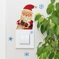 thumbnail image 2 of Glow in the Dark Christmas Stickers, Luminous Christmas Santa Switch Stickers for Bedroom Living Room Decoration Holiday Party Supplies, 2 of 5