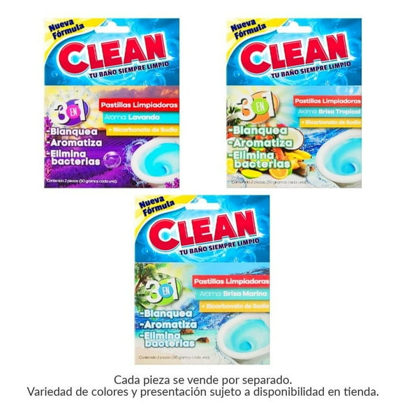 Pastillas limpiadoras Prichos para sanitario varios modelos 1 pza