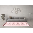 thumbnail image 3 of Ahgly Company Indoor Rectangle Solid Red Modern Area Rugs, 7' x 10', 3 of 4
