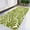 Grass Green, variant on Sage Green Bathroom Rug Runner - Long Bath Mat for Bathroom Non Slip Bath Runner Decor Water Absorbent Long Rug for Bathtub Leaf Bath Mat 24" x 60"