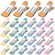 thumbnail image 1 of Tinfol Pinzas para Ropa, Paquete de 28 Pinzas para Ropa para Colgar Ropa, Clips de Chips de Colores, Pinzas para Ropa, Mini Pinzas para Ropa de Acero Inoxidable para Exteriores, Resistentes, para Alim, 1 of 5