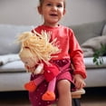 thumbnail image 2 of HABA 12" Soft Baby Doll Annelie with Blonde Hair, Embroidered Face, Removable Red Dress and Matching Hairband - Washable Toddler Doll for 18 Months+, 2 of 6