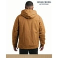 thumbnail image 3 of Bass Creek Outfitters Mens Canvas Jacket - Heavy Duty Tricot Lined Insulated Duck Work Jacket for Men, 3 of 7