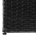 thumbnail image 3 of vidaXL Garden Storage Box Black 150x100x100 cm Poly Rattan, 3 of 5
