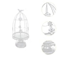 thumbnail image 6 of QSTDGVPW Bird Cage Candle Holder Elegant Candle Lantern for Wedding Party Table Decor White, 6 of 9