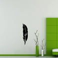 thumbnail image 2 of Removable Adhesive 3D Feather Mirror Wall Living Room Bedroom Bathroom, 2 of 7