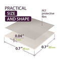 thumbnail image 2 of Double Sided Mounting Squares 140PCs - Clear Sticky Tack for Wall Hanging Poster Putty Removable Non Marking Tape use Picture Hangers, 2 of 3