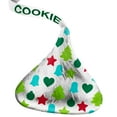 thumbnail image 3 of Hershey,S Kisses Christmas Sugar Cookie Flavored White Crème Candy, Bulk Festively Wrapped Holiday Chocolate, 80 Oz, 3 of 3