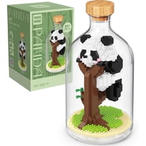 SKQIT Creative Panda Toy Building Set,Adult Mini Animal Friend Set,Party Favors Gift,Animal Lovers Office Home Decor Building Block,New Year Easter Birthday Gift