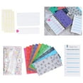 thumbnail image 1 of Cash Envelope Binder, Translucent Notebook Handbook PU Leather A6 Budget Binder Portable Large Capacity 6   for Bills, 1 of 8