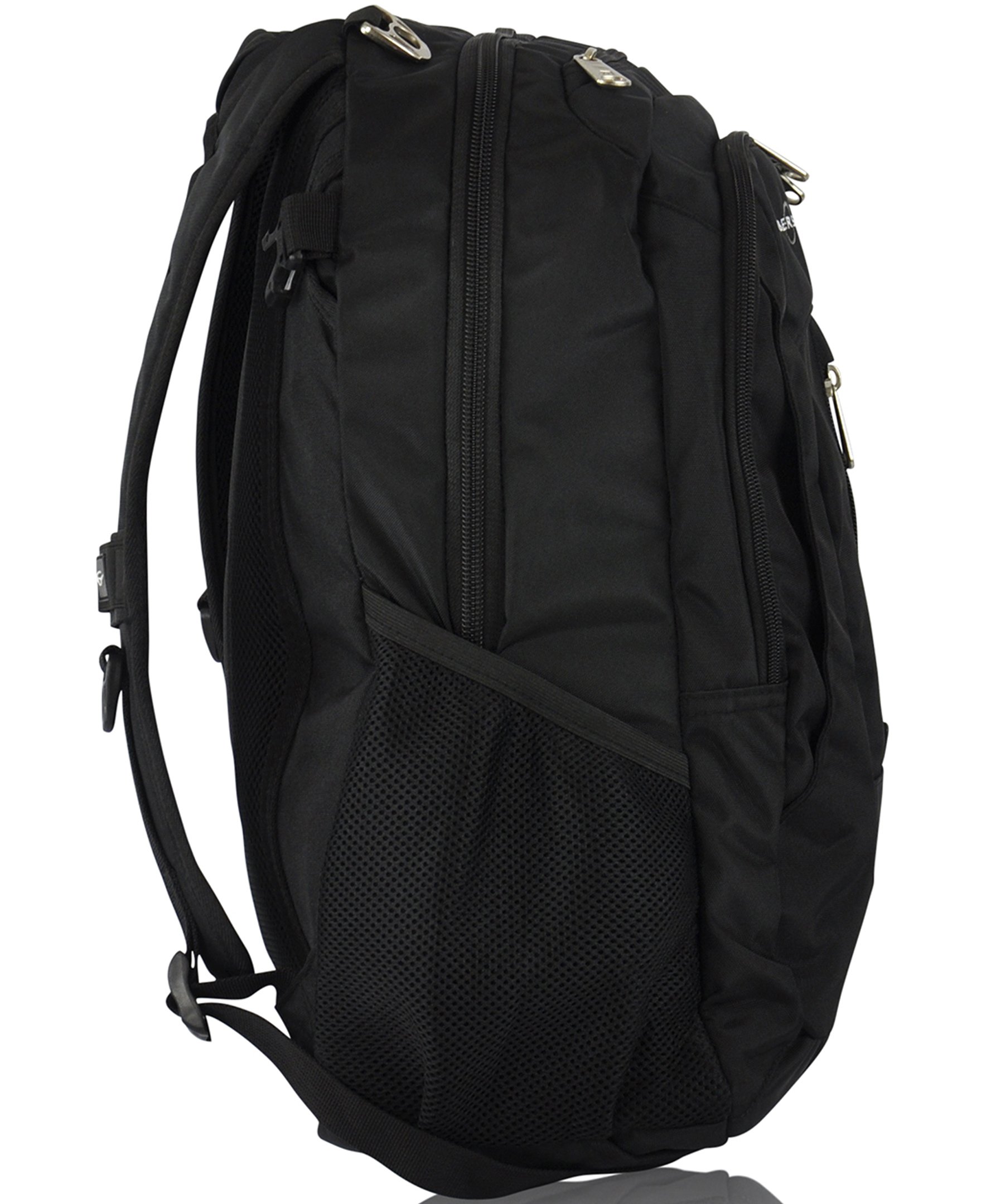 Obersee Bern Diaper Bag Backpack and Cooler, Black/Sand - image 2 of 10