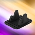 thumbnail image 4 of FRCOLOR GPS holder Multifunctional Vehicle Mounted Mobile Phone Navigation Support Holder Silicone Car Dashboard GPS Desktop Stand Bracket for Smart Phones (Black),4.33"X3.54"X1.57", 4 of 4