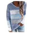 thumbnail image 2 of DPTALR Femme Col Rond Manches Longues Automne T-Shirt Impression Chemisier Tops, 2 of 6