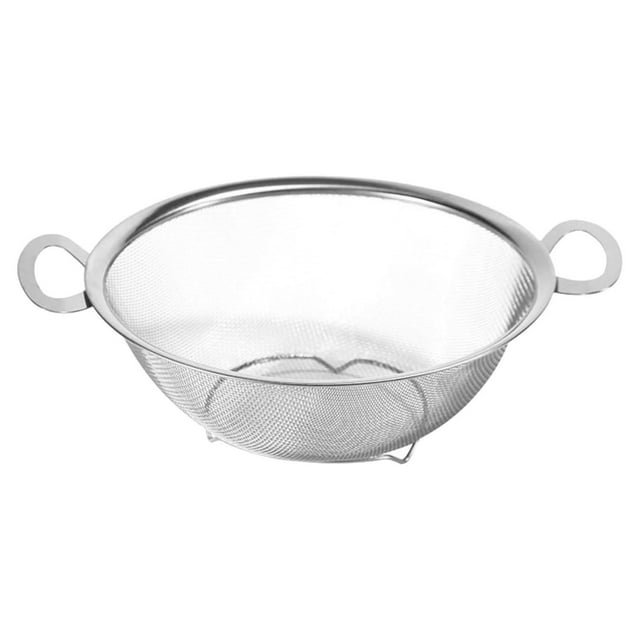 Cesta de drenaje para utensilios de cocina, tazón para palomitas de maíz, colador de lavado, cesta con base 28cm