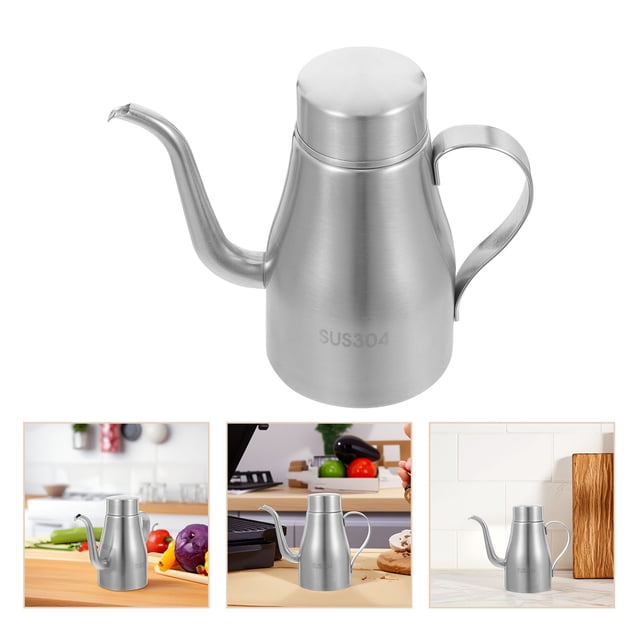 unbranded Aceitera Simple De Acero Inoxidable Con Capacidad Óptima Para Uso En Cocina Y Ensaladas