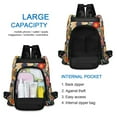 thumbnail image 6 of FORMRS Women's Travel Backpack Purse Anti-Theft Hidden Pockets Casual Shoulder Bag, Large Colorful Flowers, 6 of 7