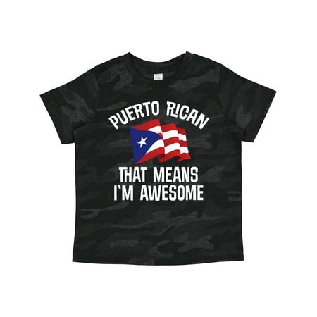 

Inktastic Puerto Rican Awesome Gift Toddler Boy or Toddler Girl T-Shirt