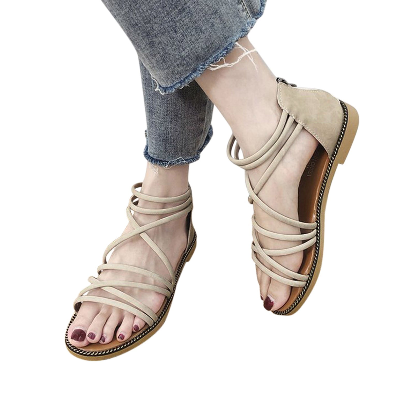 Gladiator wedge heel sandals hotsell