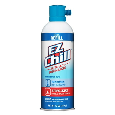 EZ Chill Refrigerant R-134a With Oil And Leak Sealer (12 ounces)