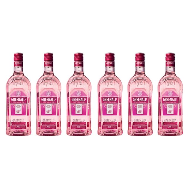 Pack de 6 Ginebra Greenalls Wild Berry 750 ml Greenalls Wild Berry