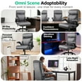 thumbnail image 5 of Dhole Executive Ergonomic Office Chair - High Back Mesh Desk Chair with Lumbar Support, 4D Armrests, Tilt Function & Breathable Mesh for Home Office (Gray), 5 of 10