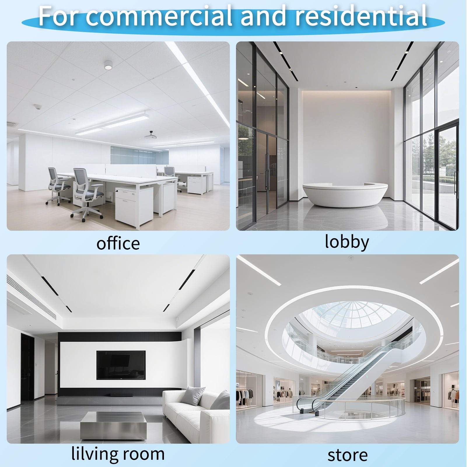 Art3d 24''x24'' Drop in Ceiling Tiles,12 Pcs 3D PVC Panels for Home, Office & Commercial Space,White