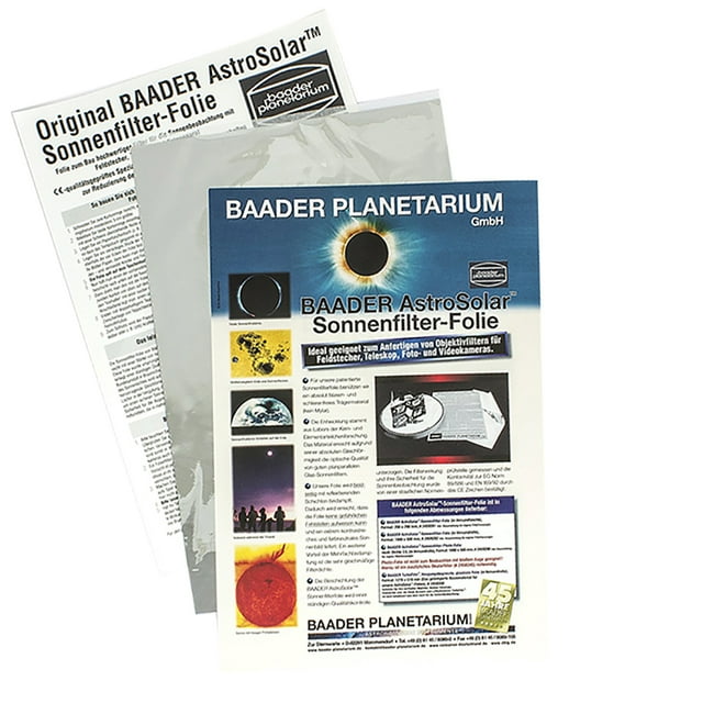 Bangcool Sun Filter Film Universal Creative Portable Telescope Filter Telescope Supplies