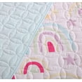 thumbnail image 5 of Kute Kids 3-Piece Ultra Soft Rainbow Superstar Multicolor Microfiber Reversible Quilt Set, Full/Queen, 5 of 5