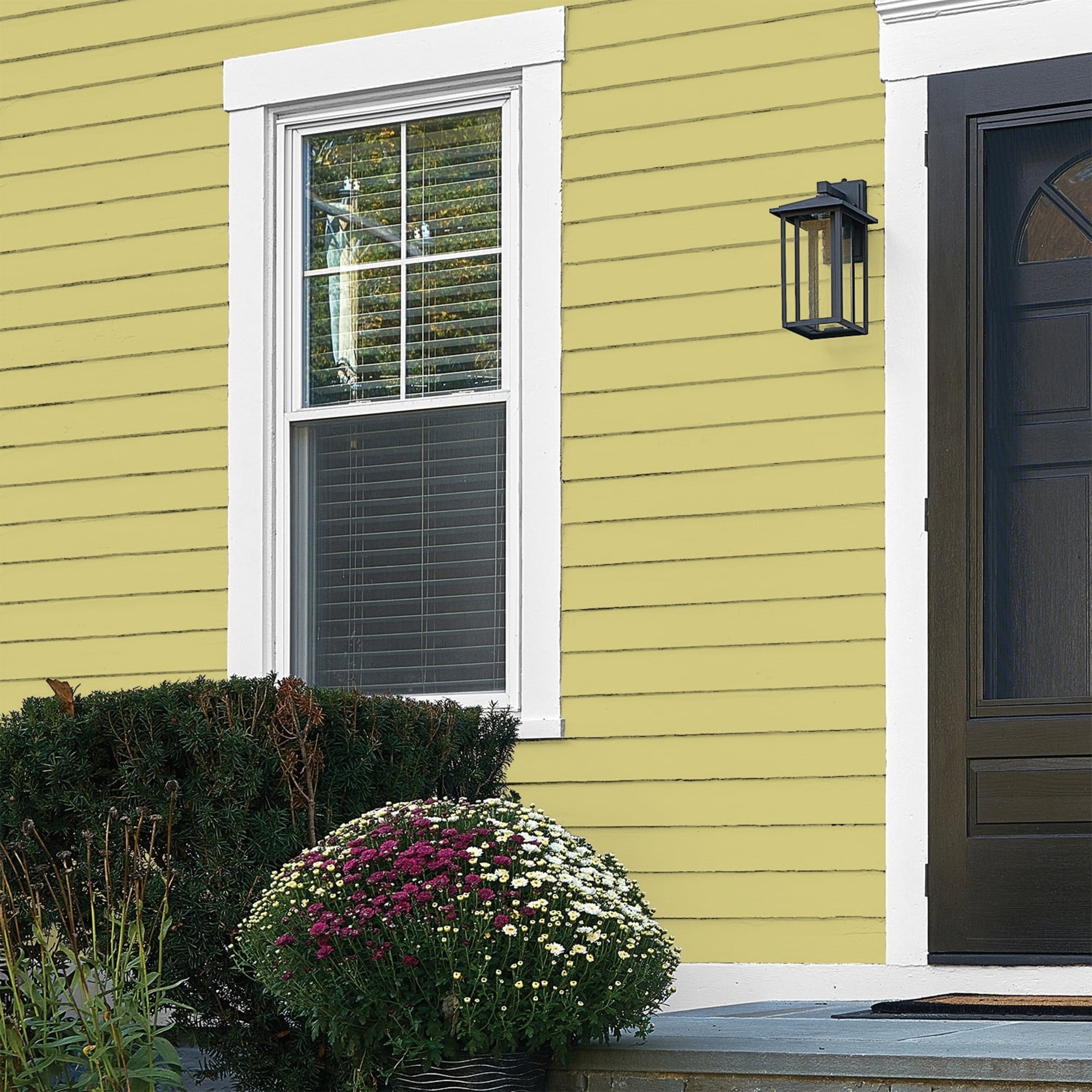 Glidden Fundamentals Serene Scene / Green, Flat Exterior Paint, 1 Quart