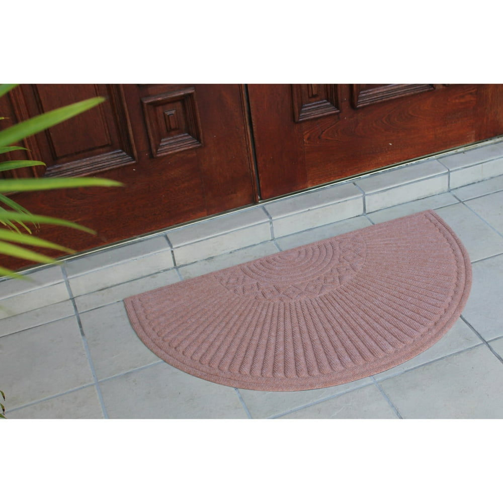 First Impression Nehemian Indoor/Outdoor SemiCircle Door Mat Walmart