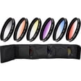 thumbnail image 2 of Juego de filtros Vivitar de 6 piezas con múltiples capas, giratorios, color graduado (67 mm), 2 of 2