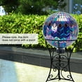 thumbnail image 5 of Gazing Ball, Mosaic Glass Gazing Balls Sphere Suit for Garden Yard Lawn Indoor Outdoor Decoration,Colorful, 5 of 7