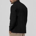 thumbnail image 3 of Chemise Décontractée à Manches Longues pour Hommes avec Col Rabattu - Manteau Classique pour Extérieur et Usage Quotidien, Coupe Confortable, 3 of 8