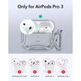 thumbnail image 2 of Funda ESR AirPods Pro 3 2025 MagSafe Ready gris, 2 of 9