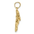 thumbnail image 2 of Diamond2Deal 10K Yellow Gold Double Manatee Pendant for Women (L- 0.95 inch, W-0.6 inch), 2 of 6