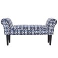 thumbnail image 1 of Costway Upholstered Armed Bed Benches For Entryway, Hallway,Bed End Bench Chair, 1 of 6