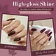 thumbnail image 3 of Kit de uñas en polvo AZUREBEAUTY con purpurina, morado y marrón, 3 of 7