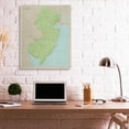 thumbnail image 2 of Stupell Industries Map Of New Jersey Classical State Border Canvas Wall Art, 36 x 48, Design by Daphne Polselli, 2 of 6