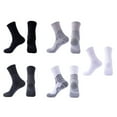 thumbnail image 2 of 5 Pack Elite Basketball Socks Cushioned Athletic Sports Mid-Calf Crew Socks For Men & Women, 2 of 7