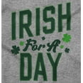 thumbnail image 2 of St Patricks Irish For A Day Clover Men's Graphic T Shirt Tees Brisco Brands S, 2 of 5