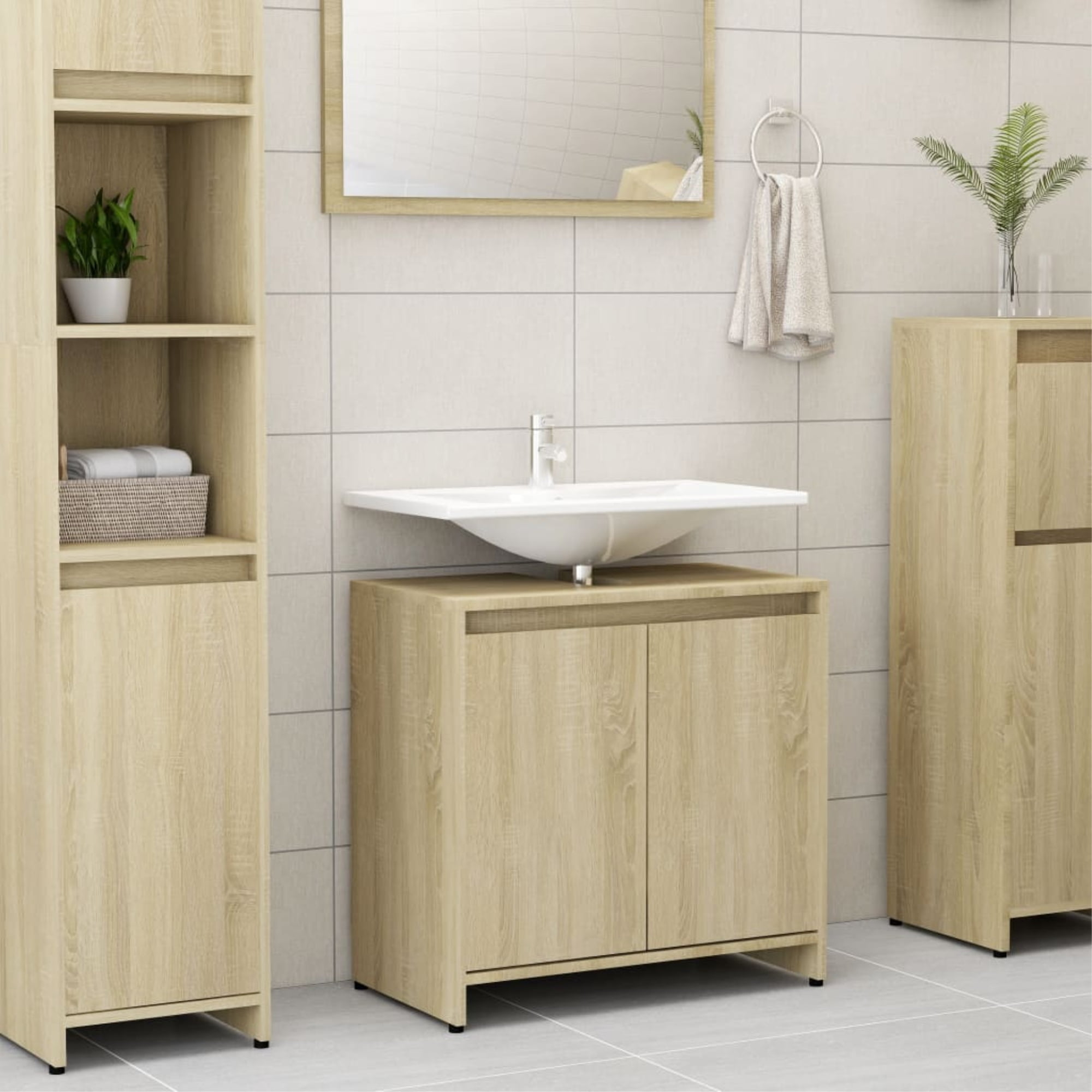 Oak Bathroom Storage Furniture – Everything Bathroom