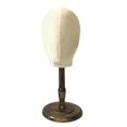 thumbnail image 1 of 53cm Cabeza de Peluca Soporte de Maniquí para Pelucas Sombrero Fabricación de Gorras Gafas 5 Negro medio Macarena cabeza de maniquí con soporte, 1 of 8