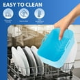 thumbnail image 4 of EASTIN 2PCS Air Fryer Silicone Pot Compatible with Ninja Dual Basket Air Fryers Reusable Air Fryer Liner with Handle Oil Brush Silicone Baking Mat for Air Fryer, 4 of 7