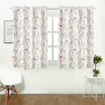 thumbnail image 2 of MKHERT Funny Bunny Window Curtain Kitchen Curtain 26x39 inch,Two Piece, 2 of 3